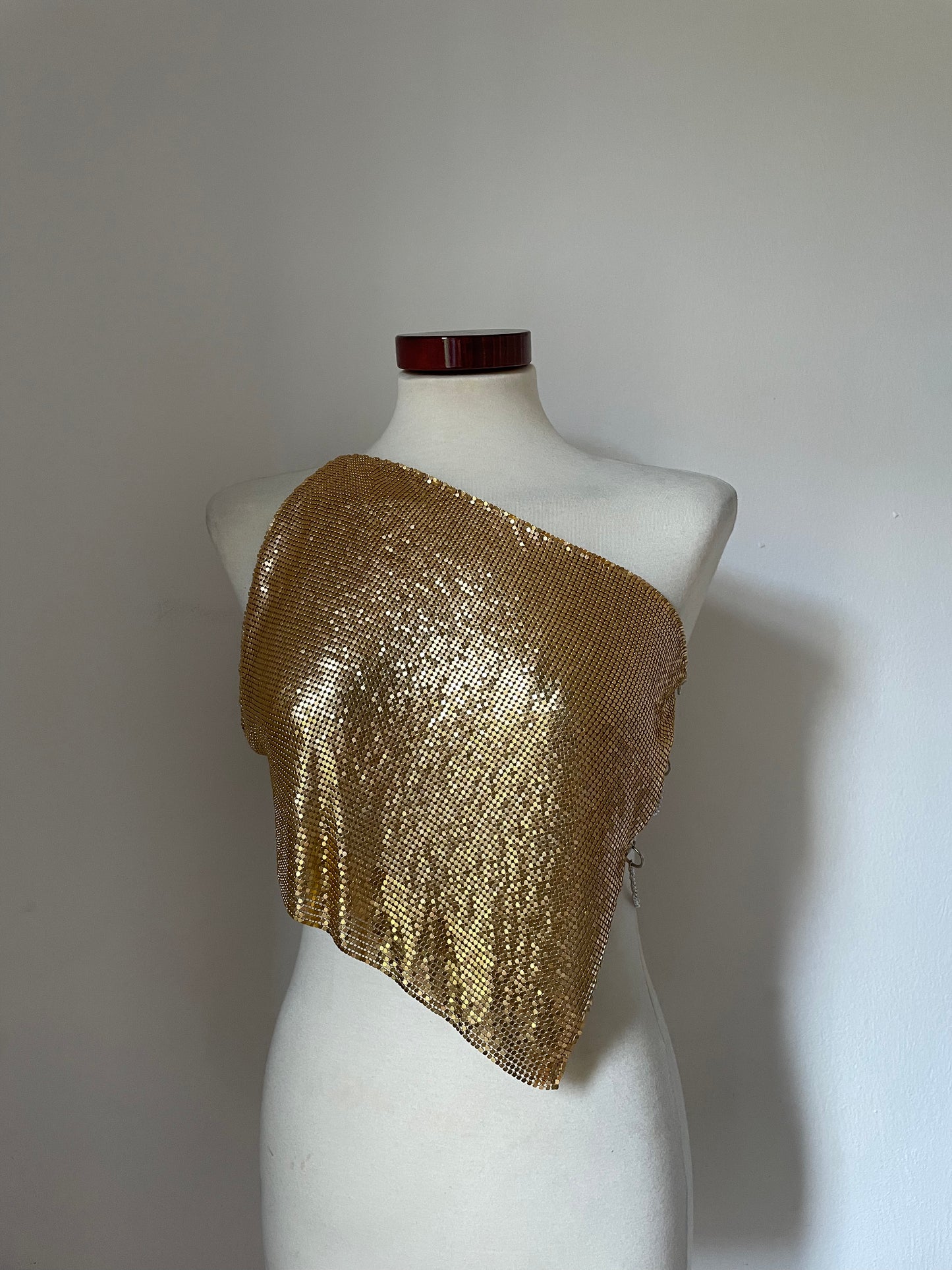 Nebula Metal Top - Gold