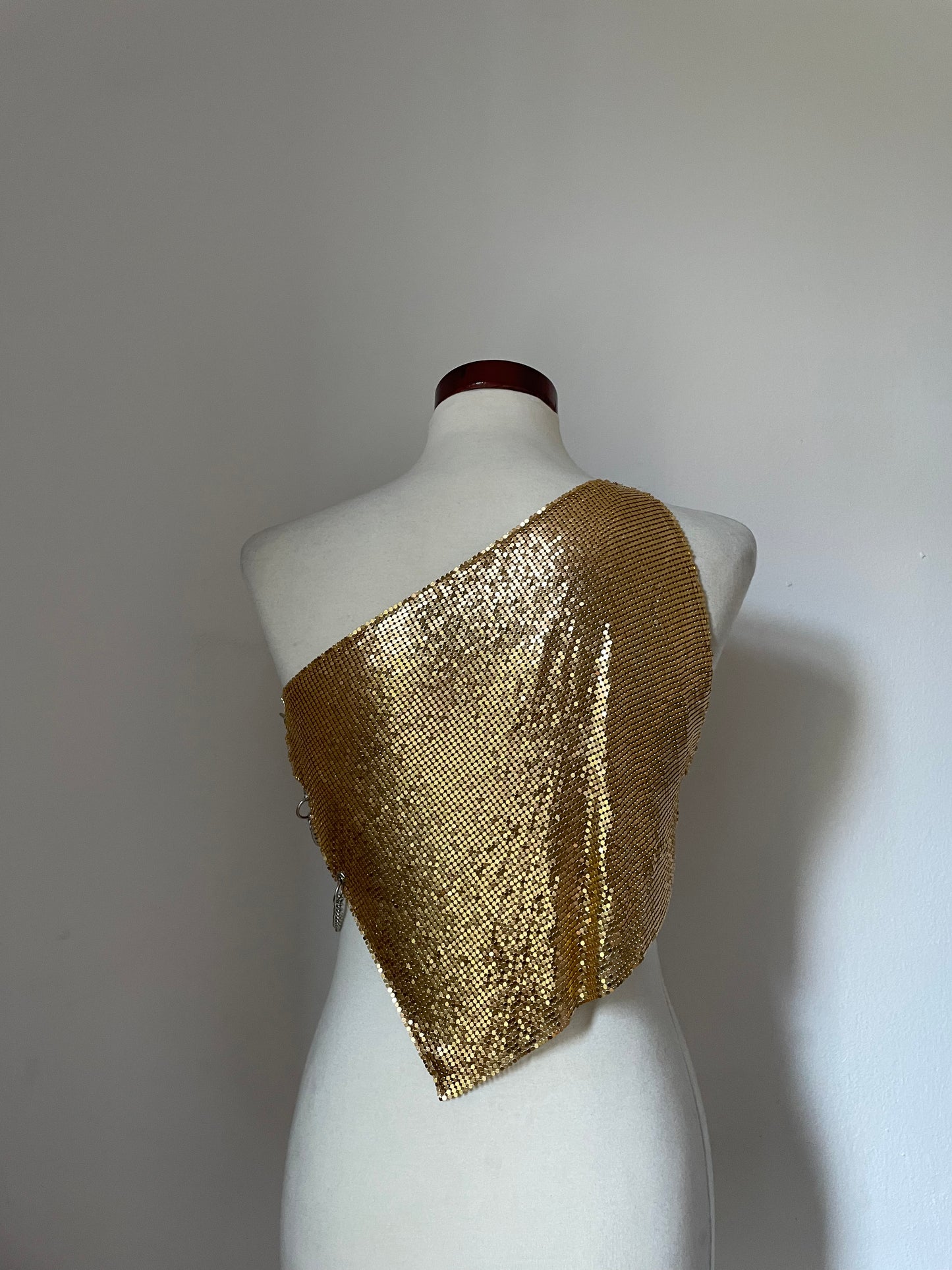 Nebula Metal Top - Gold