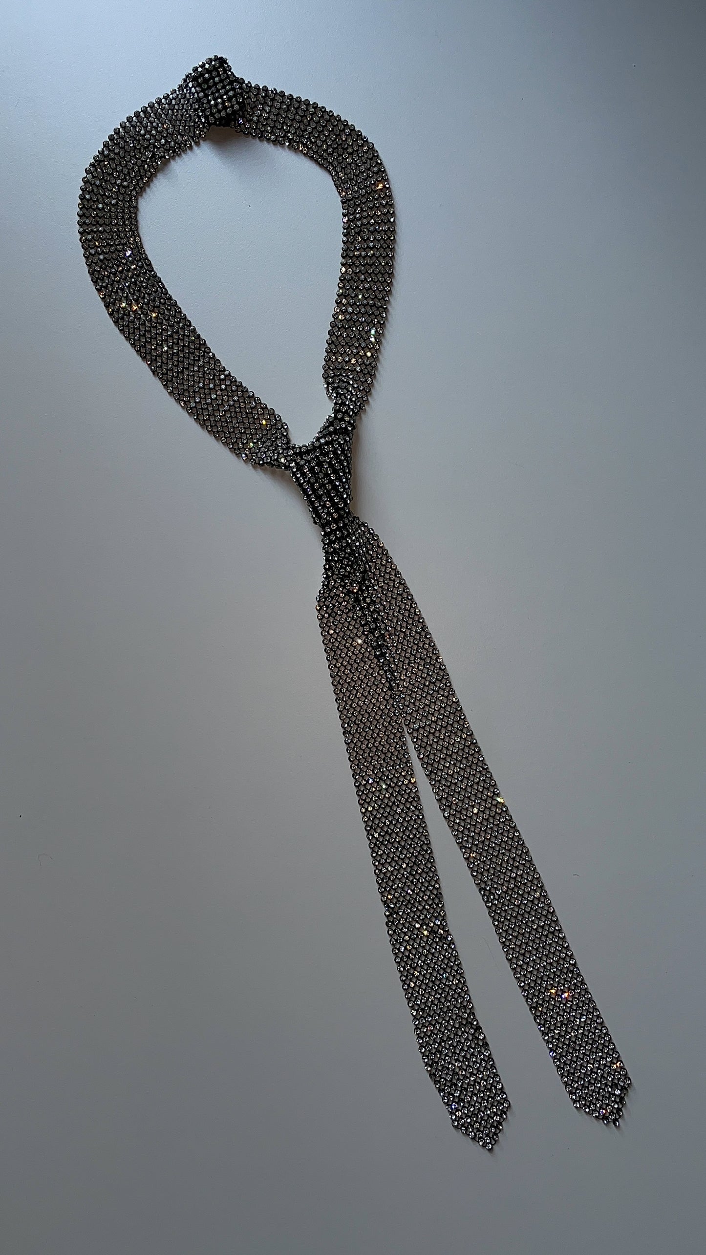 Crystal Tie Necklace