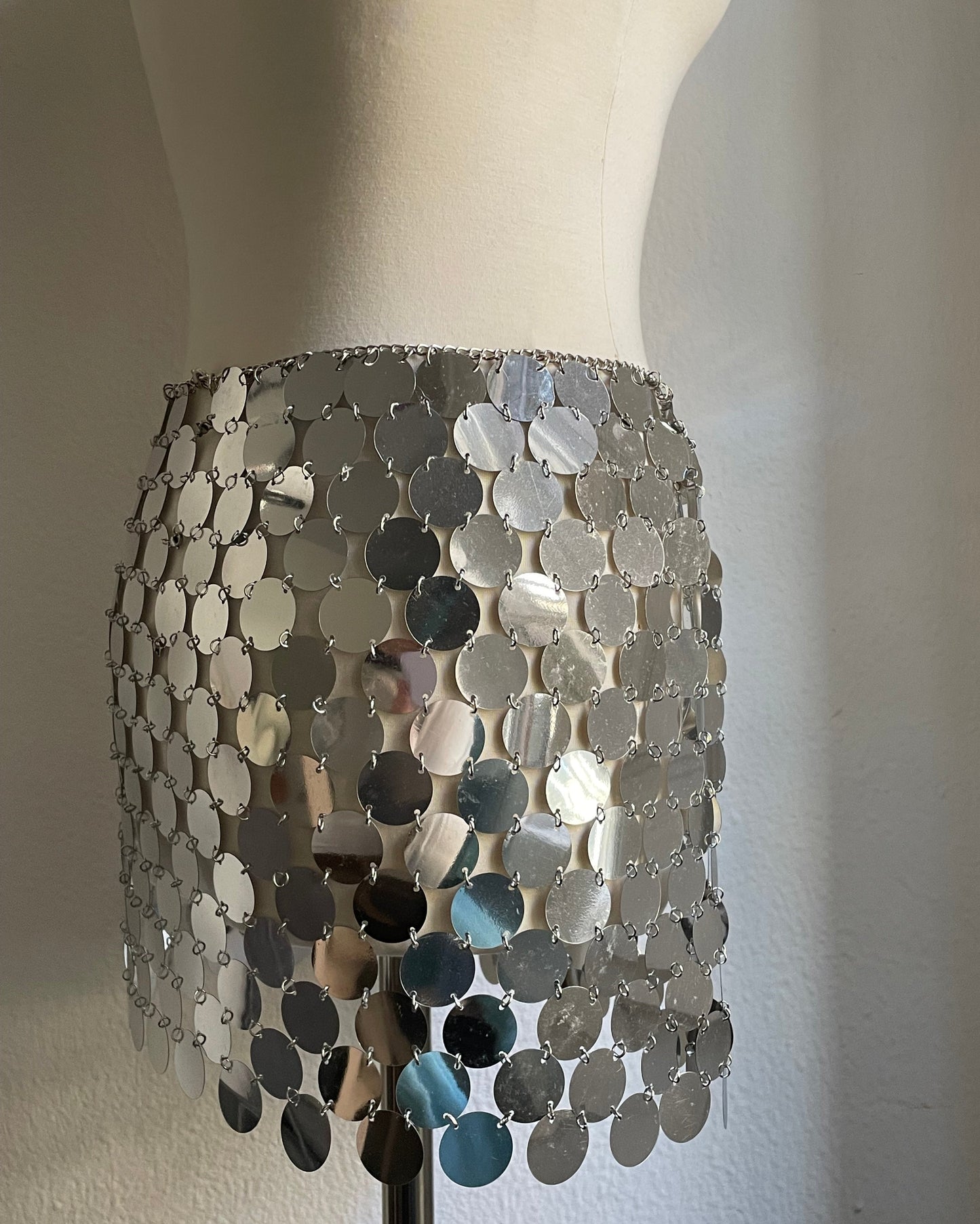 The Sequin Skirt - Silver