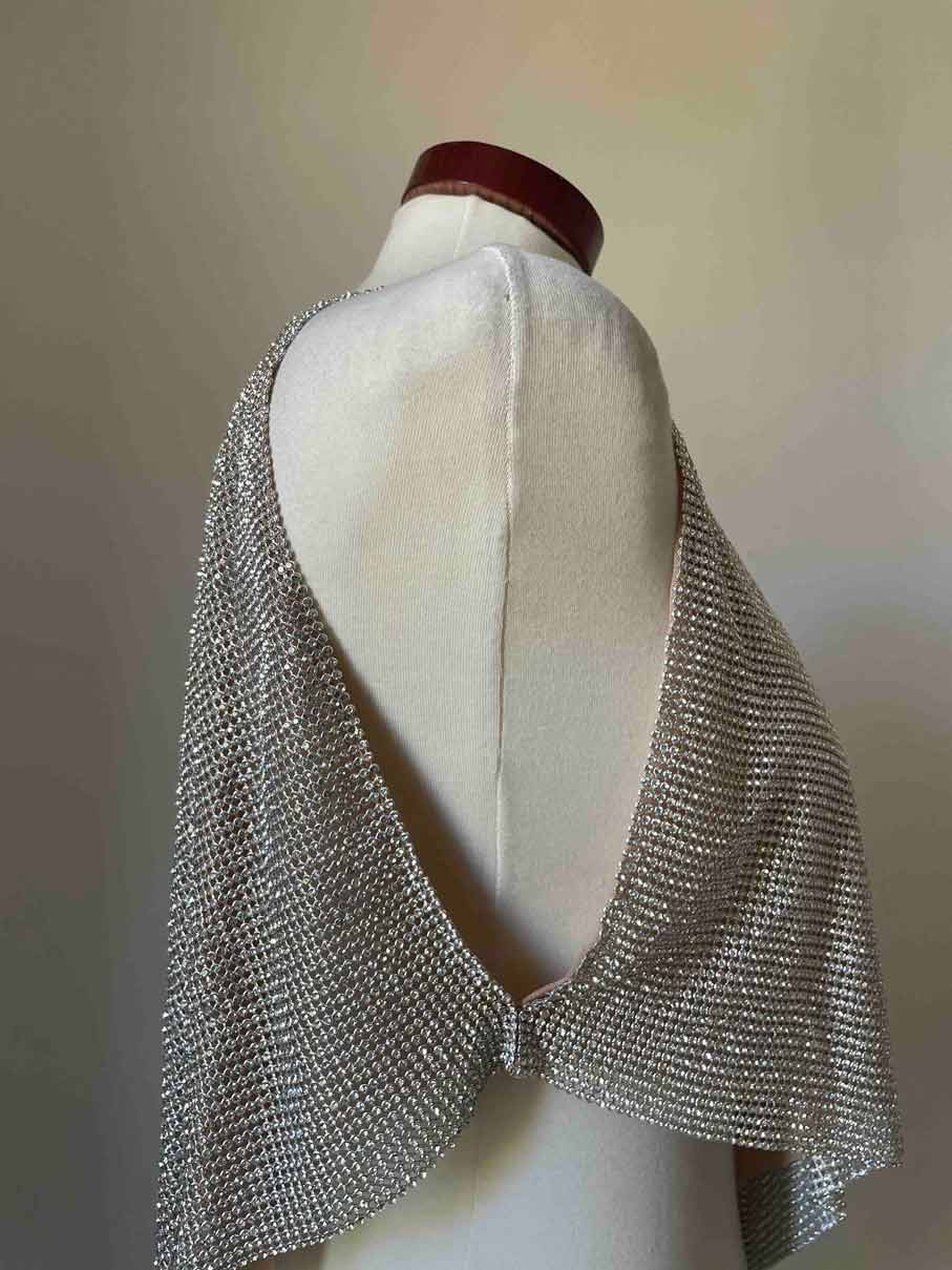 Nebula Crystal Top - Silver