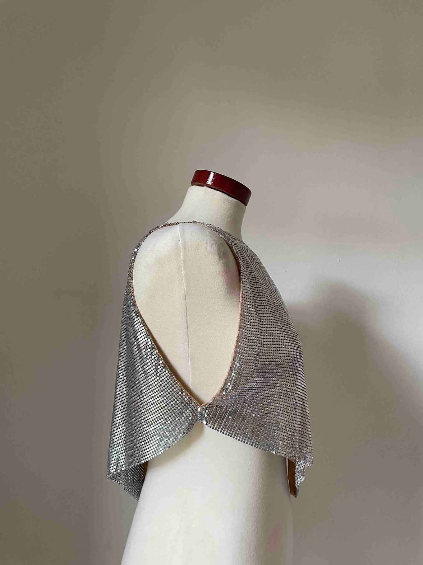 Nebula Metallic Top - Silver