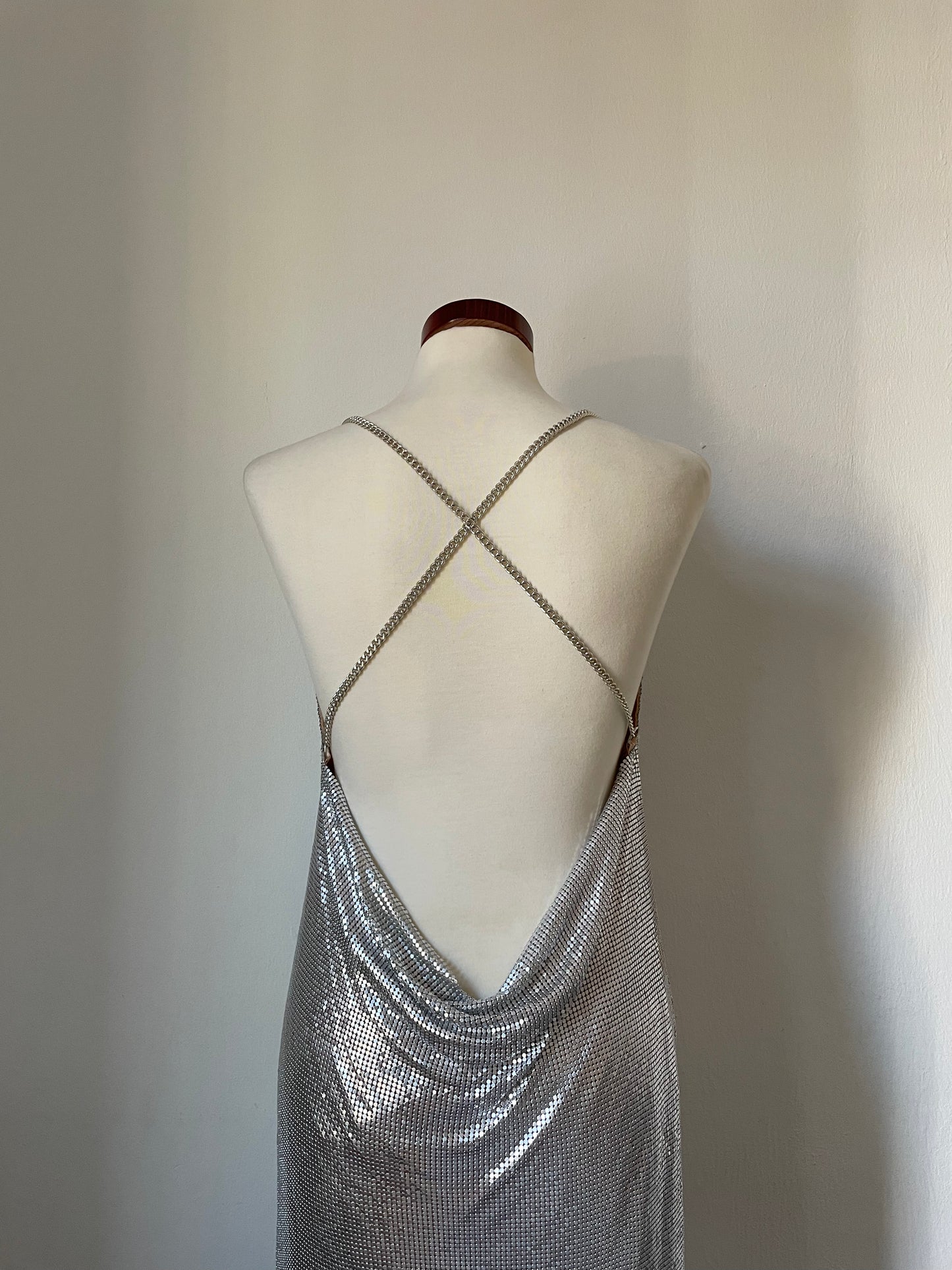 Stargirl Metallic Dress - Silver