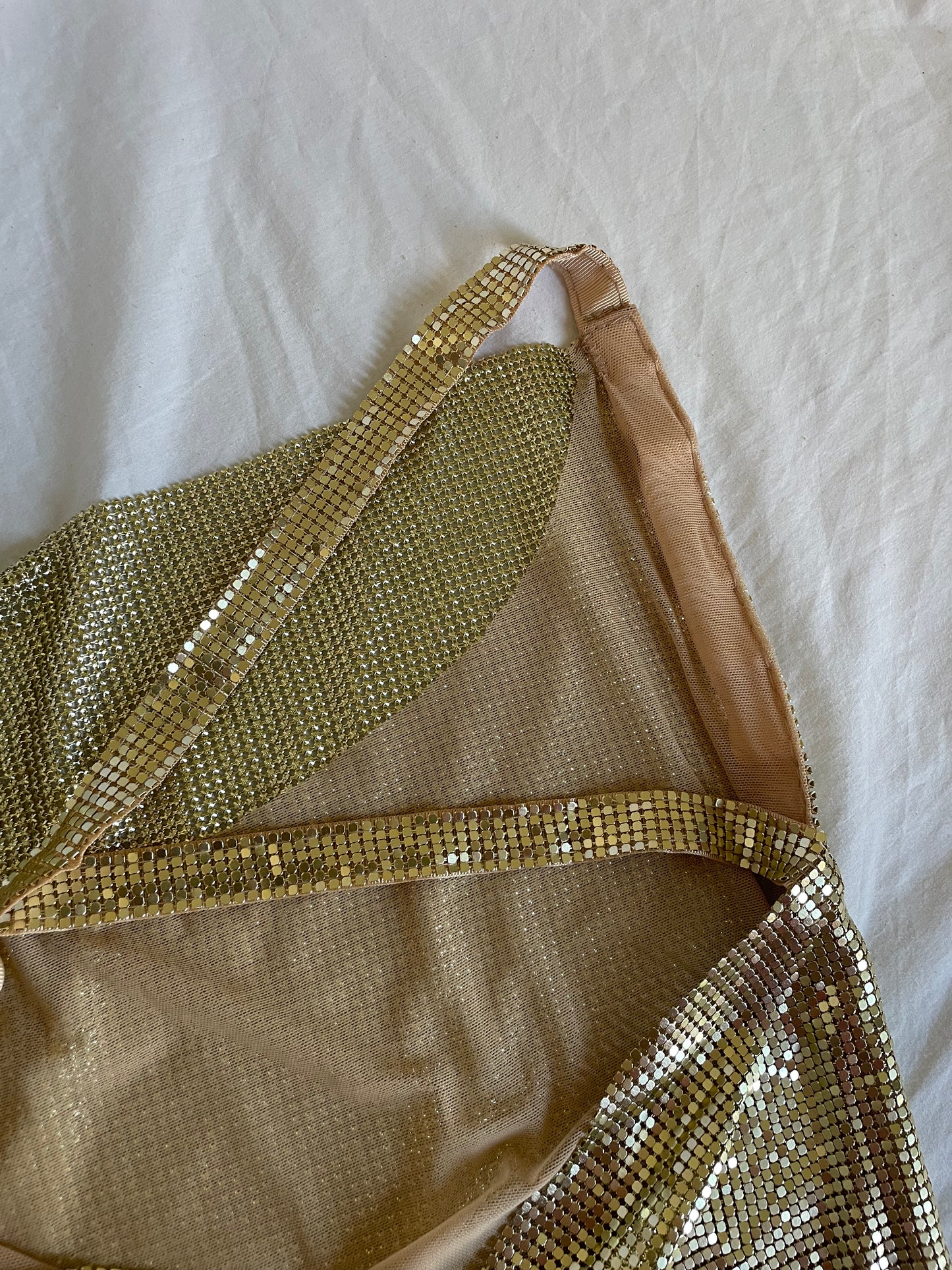 Stargirl Metallic Dress - Gold