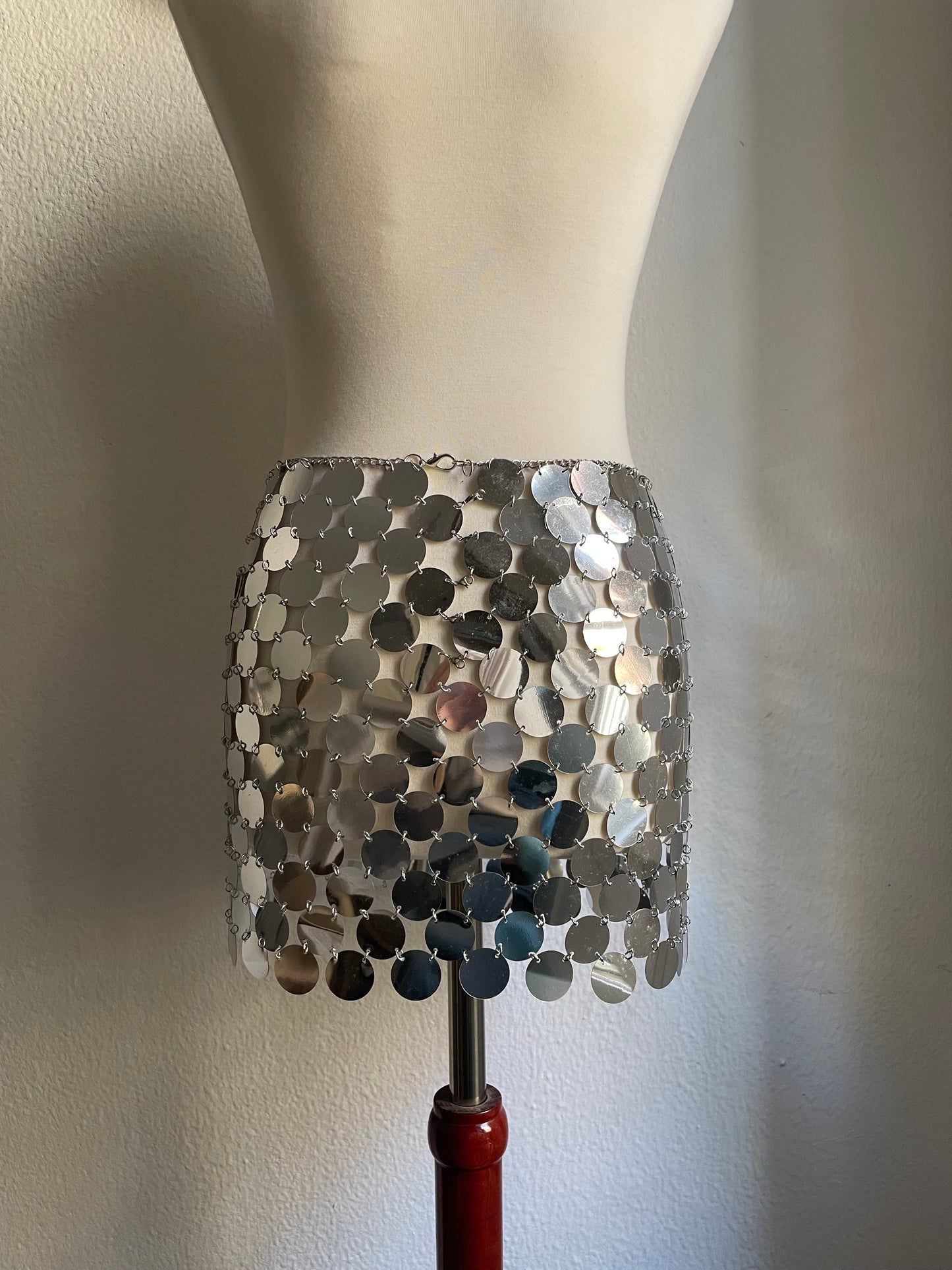 The Sequin Skirt - Silver