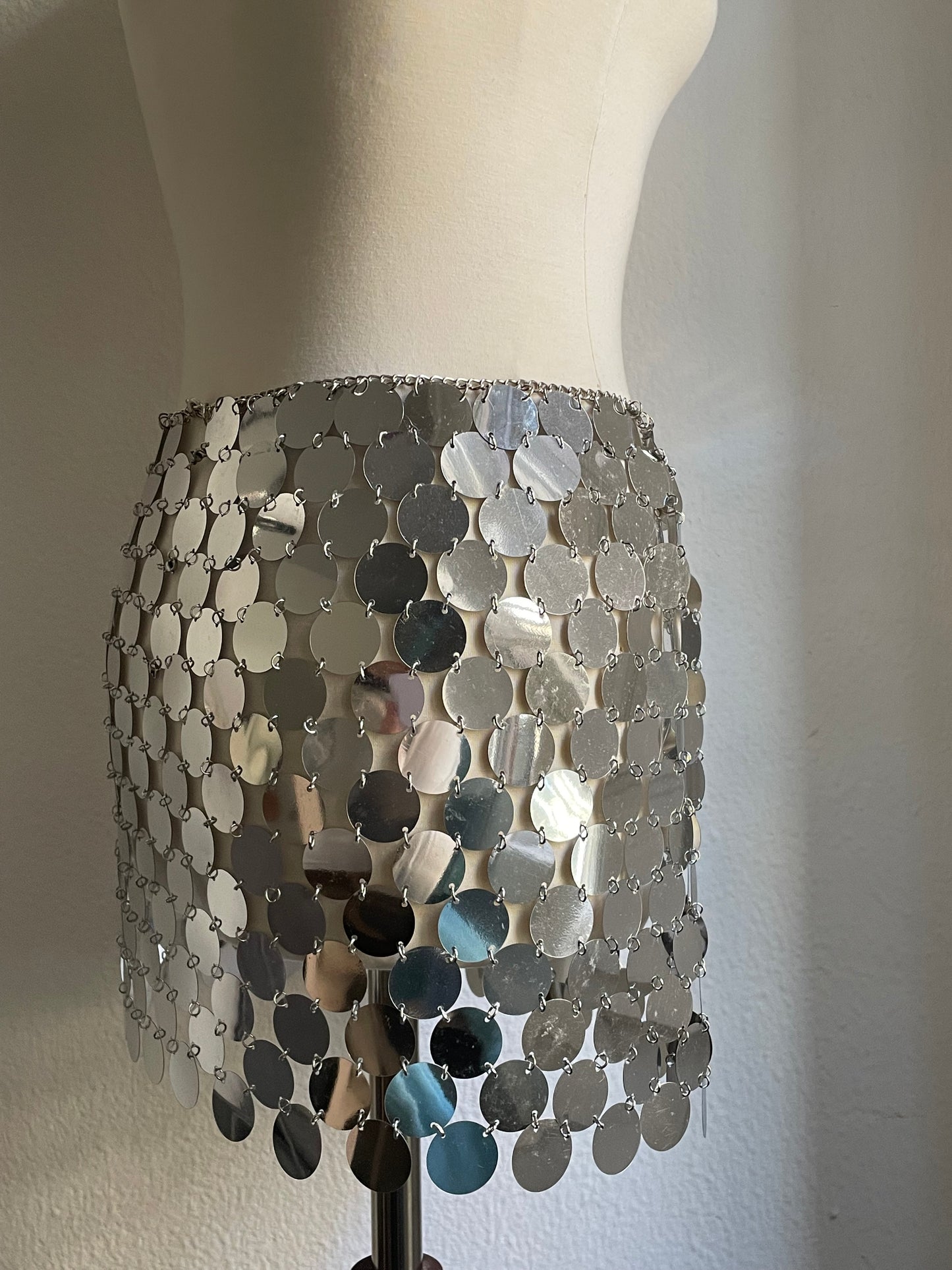 The Sequin Skirt - Silver