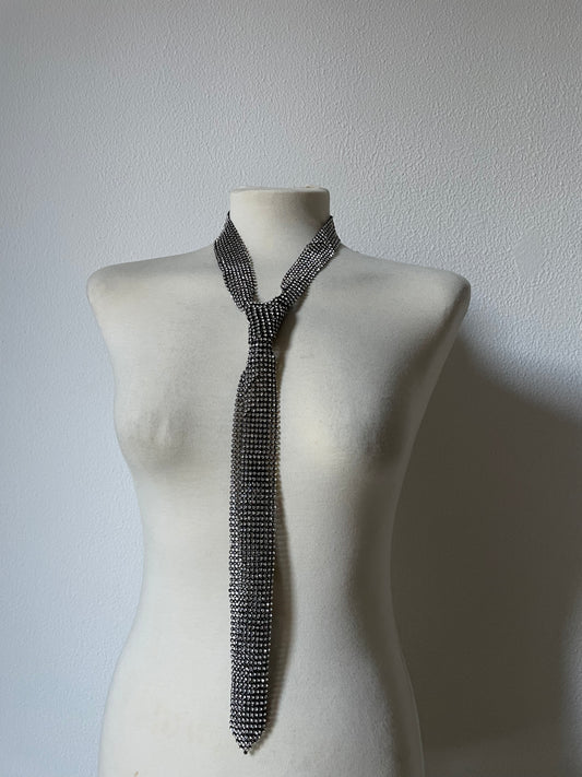 Crystal Tie Necklace