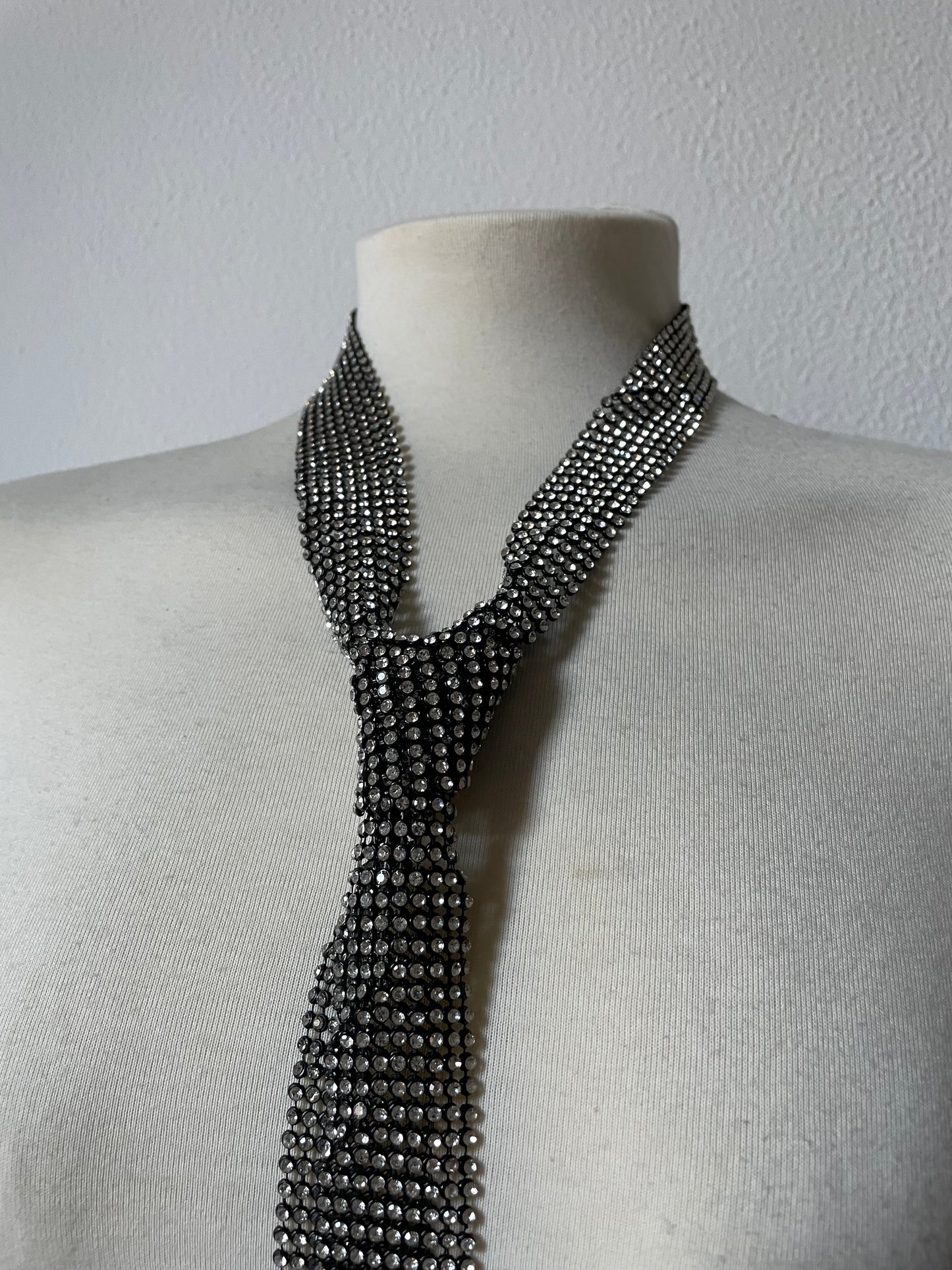Crystal Tie Necklace