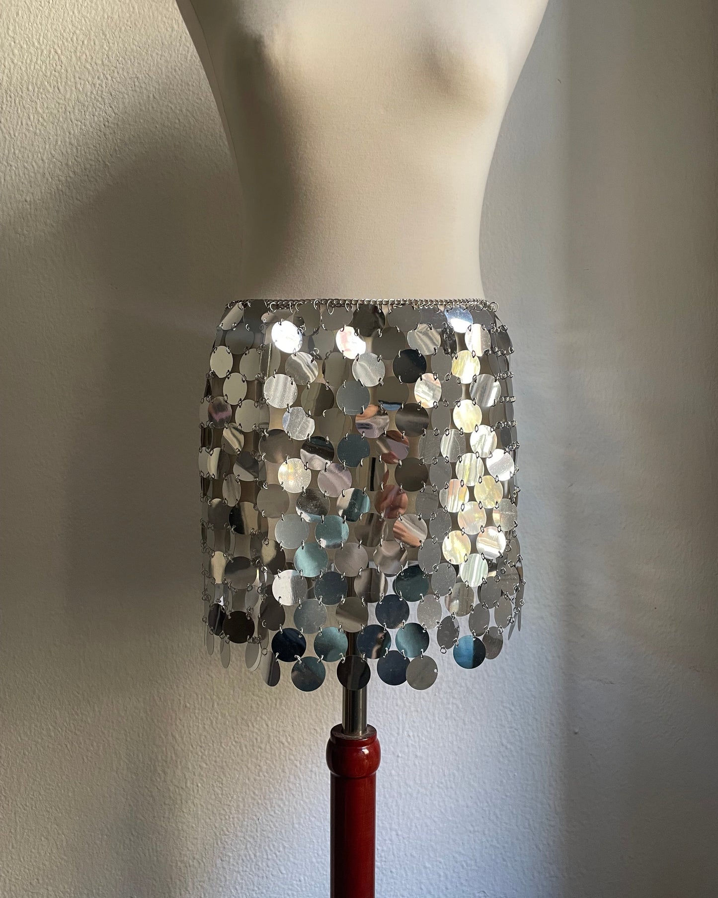 The Sequin Skirt - Silver