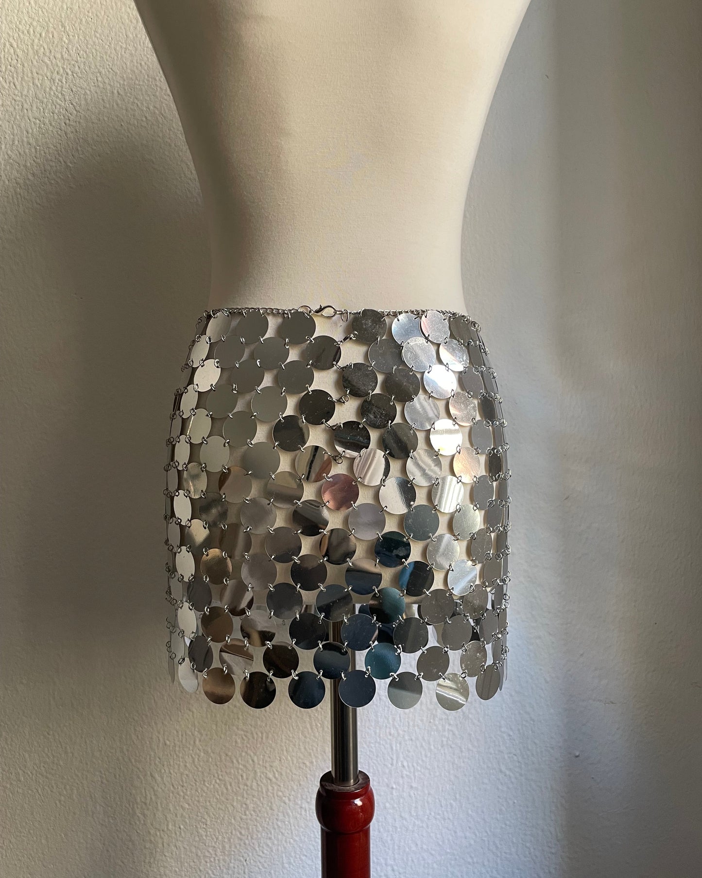 The Sequin Skirt - Silver