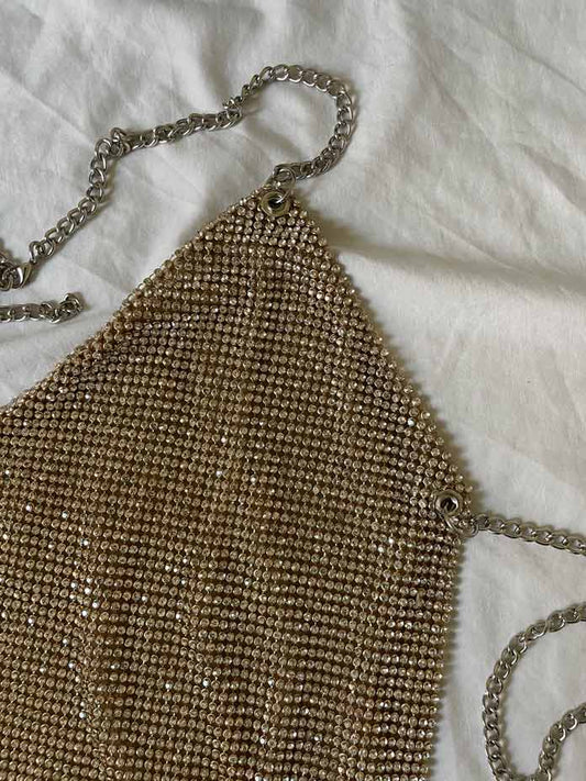 Interstellar Crystal Top (Long) - Gold