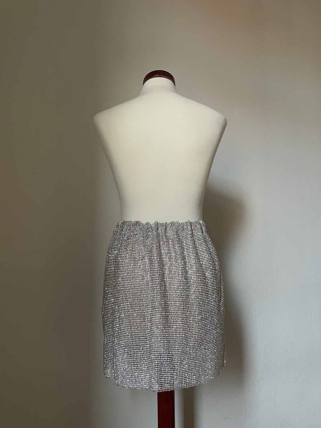 Stellar Crystal Skirt - Silver