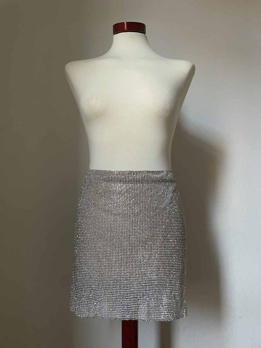 Stellar Crystal Skirt - Silver