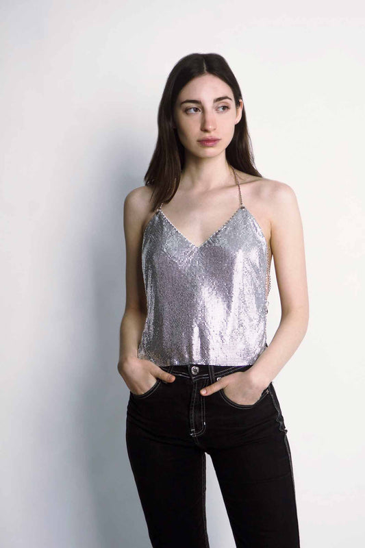 Interstellar Metallic Top - Silver